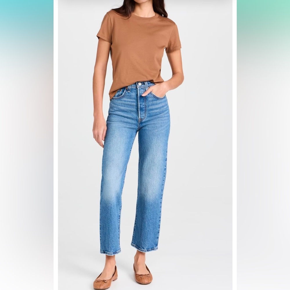 Levi’s Ribcage ankle straight jeans